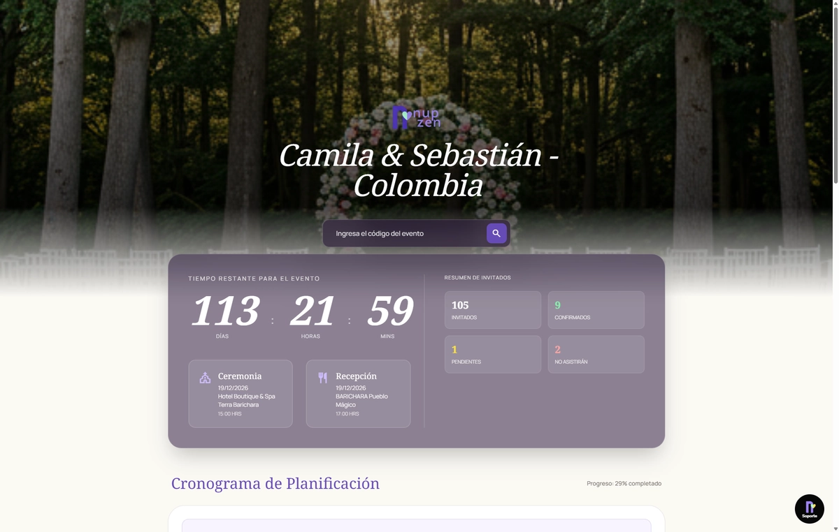 Vista previa del Portal para Clientes en computadora