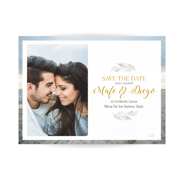 Tarjeta digital Save the Date 2